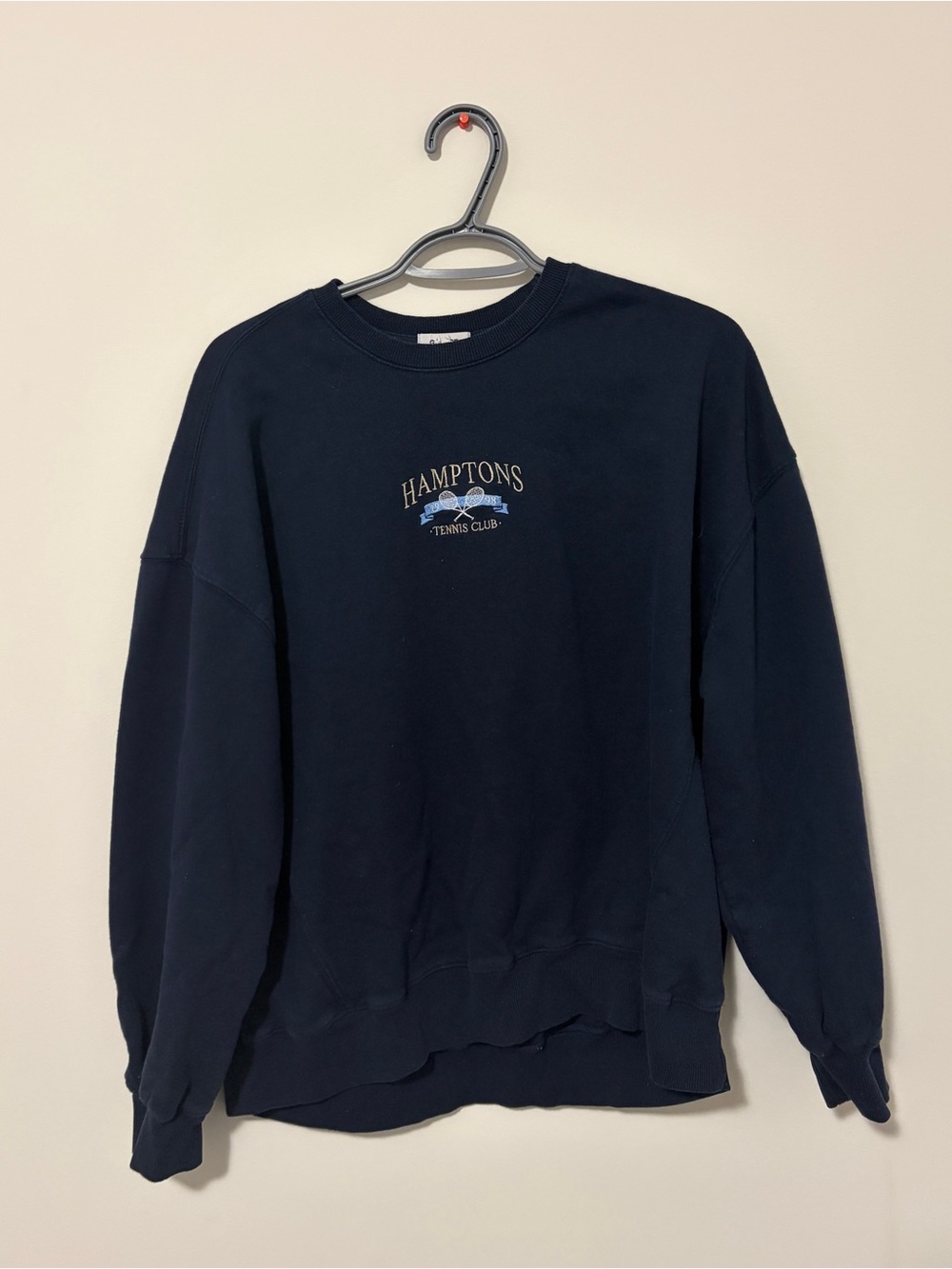 Crewneck Sweatshirt with Hamptons Tennis Club Logo